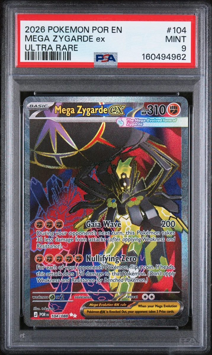 2026 POKEMON POR EN-PERFECT ORDER #104 MEGA ZYGARDE ex ULTRA RARE